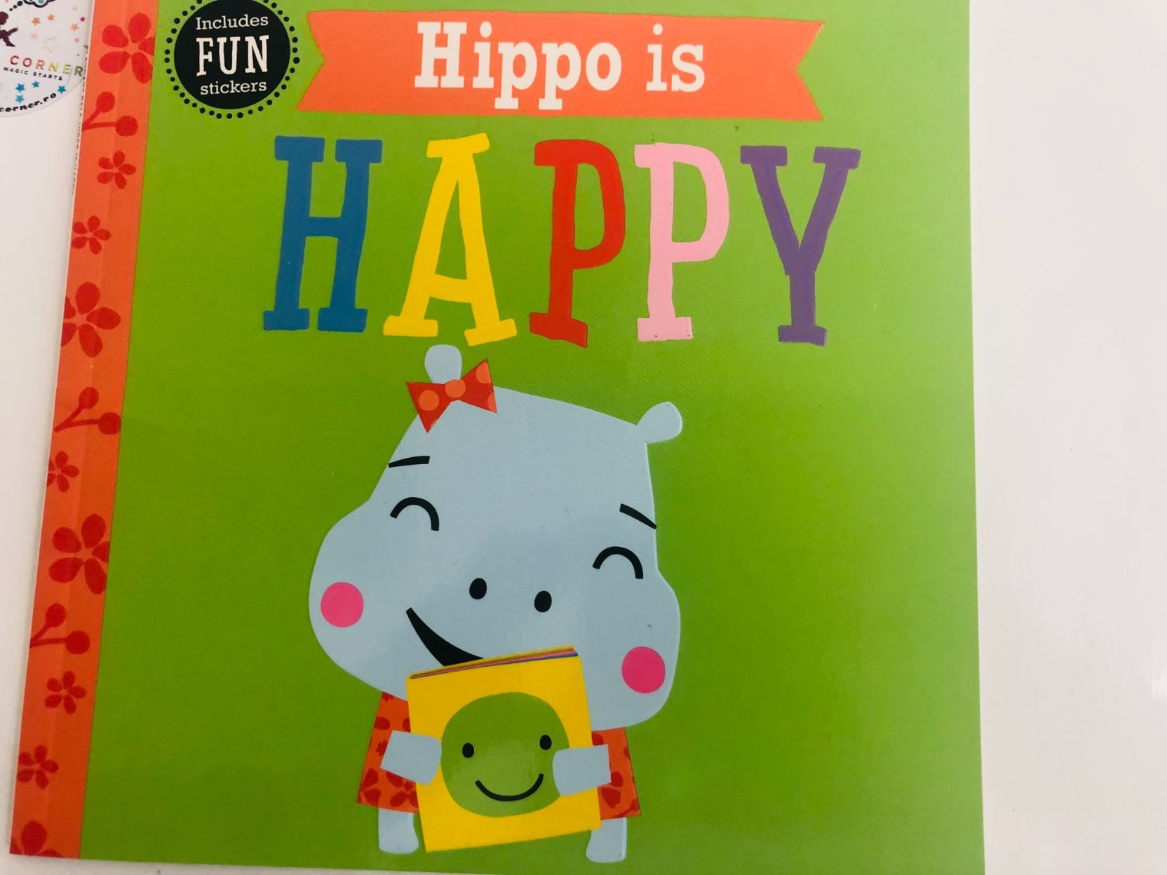 Hippo is happy • ReadingCorner.ro